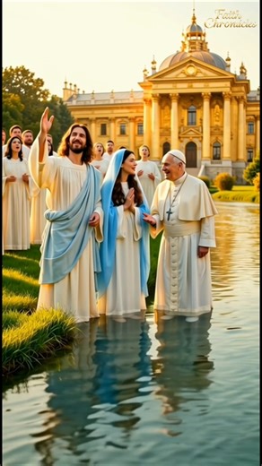 River of Crystal Glory 🌊✨ Heavenly Worship by the Golden Waters