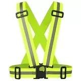 [Hot Item] Fluorescent Reflective Belt Reflective Vest High Visibility Running Adjustable Safety Workwear Vests