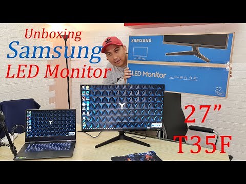 LED Monitor Samsung 27" - Unboxing