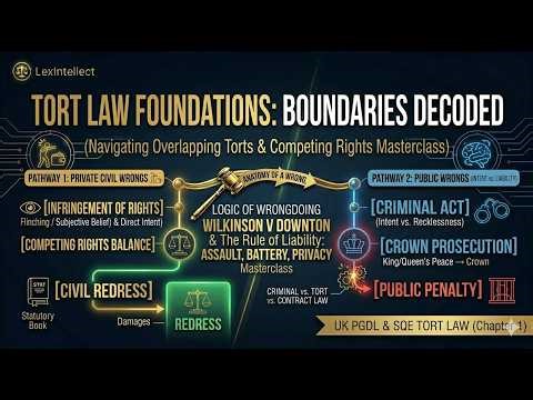 Introduction to Tort Law: Assault, Battery & Privacy | SQE & PGDL Prep