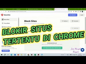 How to Block Certain Sites on Chrome Laptop - So That Those Sites Cannot Be Accessed
