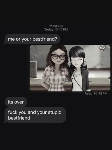 when she chooses her bestfriend over you 💔 #miraculous #miraculousladybug #drama