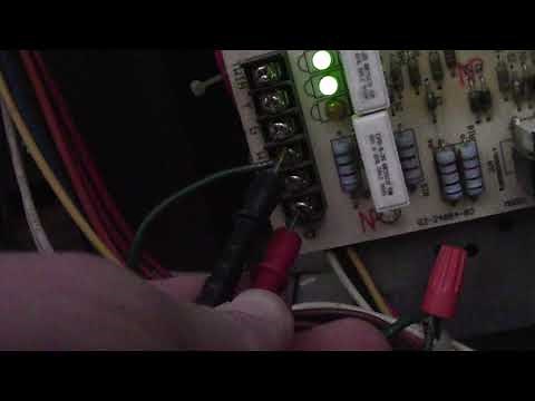 Troubleshooting a gas heater furnace 24v thermostat and IFC board