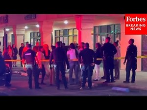 Crowds Gather In Shock After Mass Shooting In Stockton, California Kills At Least Four