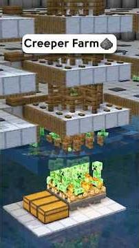 Minecraft Mega Creeper Farm Tutorial! #minecraft