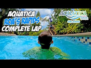 Roa's Rapids River Ride Full Lap at Aquatica Water Park Orlando (Dec 2022) [4K]