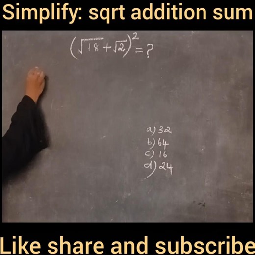 #simplify#sqrt#addition#maths