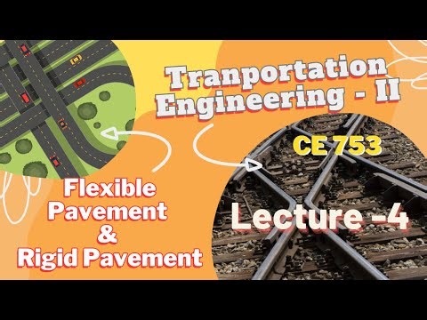 Lecture 04 | Transportation Engineering - 2 | CE 357 | Flexible Pavement & Rigid Pavement