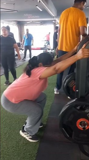 ❤️ Husband & Wife Fitness Journey | 1 Month Strong 💪#CoupleWorkout #Gym #CoupleGoals #Shorts
