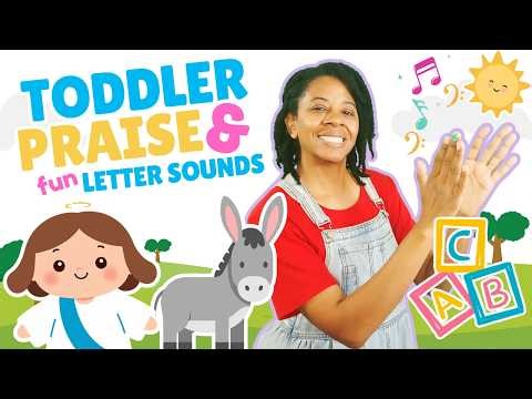 Toddler Bible Songs & Phonics | Christian Toddler Learning | Preschool Educational Video