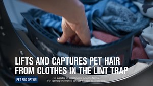 Tired of pet hair clinging to clothes even after they've been dried? — The Maytag® Front-Load Pet Pro System removes pet hair thanks to reduced heat, extended cycle times, and moisture sensors. Check out this video to learn more & see it in action! 🐶 https://pbxx.it/AjoZ6w | Appliance Corner Inc