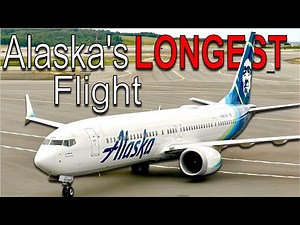 Flying ALASKA from ALASKA! 7 Hours in FIRST CLASS
