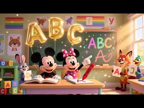 📚 Mickey Mouse and Minnie Learning ABC | Fun Kids Cartoon