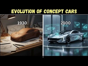 Evolution of Concept Cars (1930–2100) 🚘 From Design Dreams to Future Reality