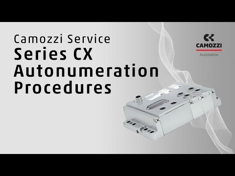 How to perform autonumbering precedures with CX serial modules | Camozzi Service