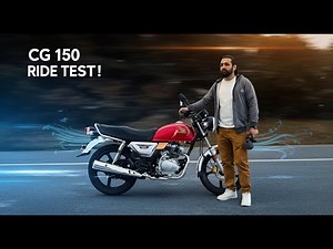 Honda CG 150 Ride Test Review – Full Power Test!
