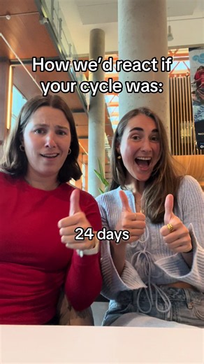 How we’d react if your cycle between periods was… #cycle #period #womenshealth #womenshealthmatters