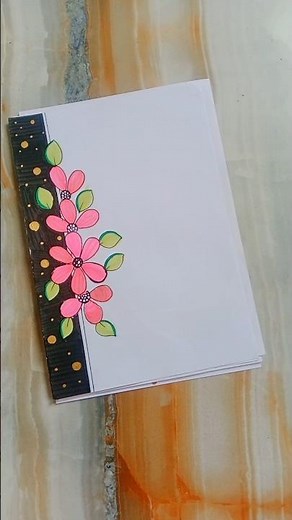 6 borderdesigns for project #assignment #frontpage #projectwork #shortsfeed