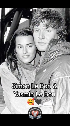 Recordando a Simon Le Bon de Duran Duran y su esposa Yasmin 🖤 #rock #duranduran #simonlebon #couple