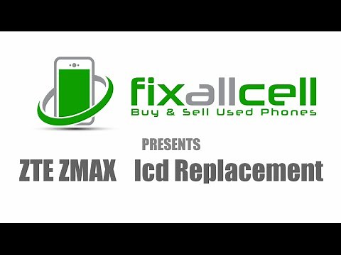 ZTE ZMAX LCD Digitizer Replacement Disassembly and Reassembly