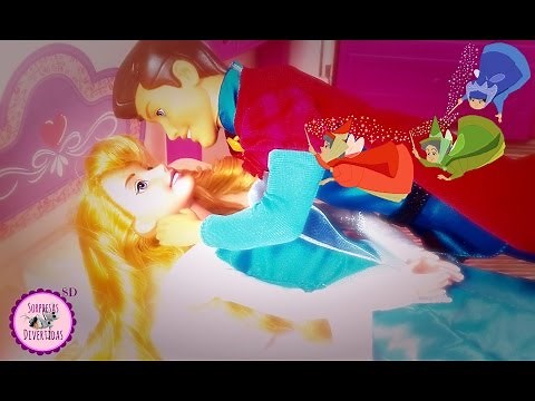 La Bella Durmiente en Español - Cuento de Disney con Muñecas Barbie