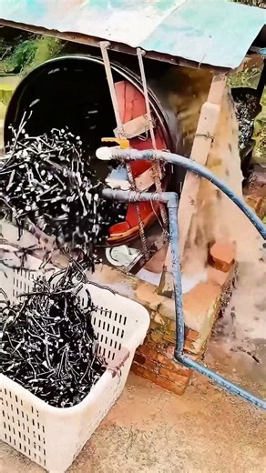 How Does the Rotary Drum Quickly Separate Waste Wires? Real Shot