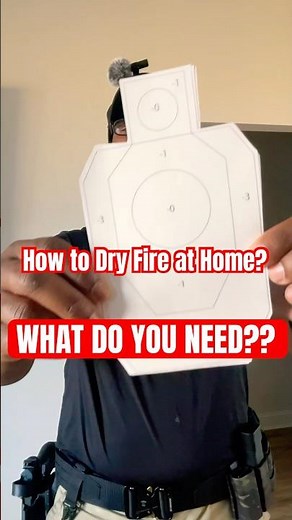 Dry Fire at Home: Improve Your Shooting Skills!
