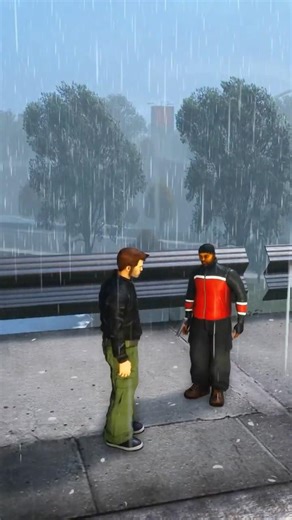How NPCs React to Rain in All GTA Games #gta5 #gtagames #gta #gta6 #npc #gtavicecity #gtav