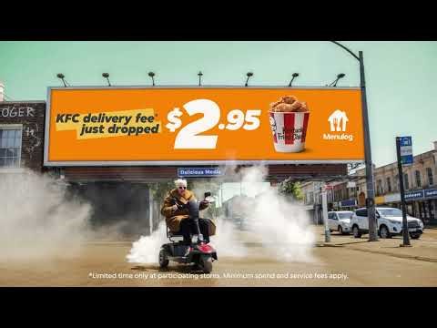 KFC’s delivery fee just dropped to $2.95 on Menulog!