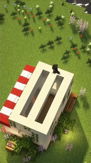 Minecraft Flower Shop Design #minecraft #trending #ytshorts #youtubeshorts