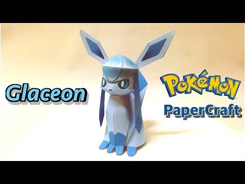 Glaceon PaperCraft Pokemon