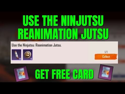 USE THE NINJUTSU REANIMATION JUTSU | HOW TO COMPLETE REANIMATION MISSION PUBG MOBILE