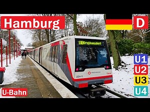 🇩🇪 HAMBURG METRO 2023 | U-Bahn Hamburg【4K】