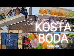 Discover Kosta Boda: A Captivating Video Tour of Sweden’s Iconic Glass Butik Since 1742 #art