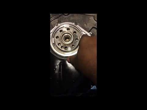 How to Replace Rear Main Seal Retainer on Nissan 300zx