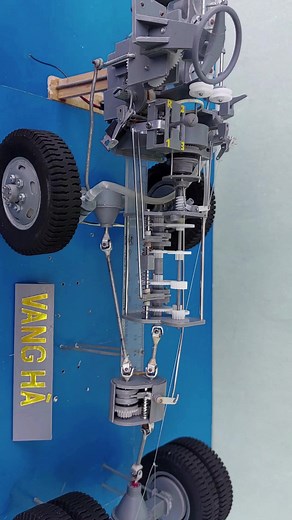 DIY Model Gearbox and Engine from PVC