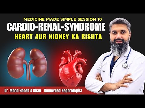 Cardiorenal Syndrome Explained | How Heart & Kidney Affect Each Other | Dr. Shoeb Khan Nephrologist