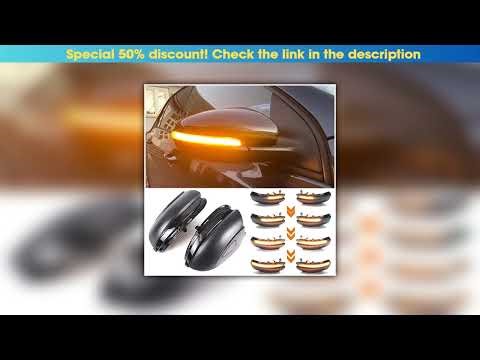 Review Dynamic Turn Signal LED Side Wing Rearview Mirror Indicator Blinker Repeater Light Lamp For•