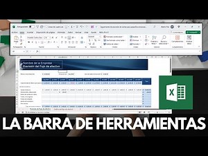 La barra de herramientas en Excel | Formato, gráficos y tablas | Curso principiantes | Office 365