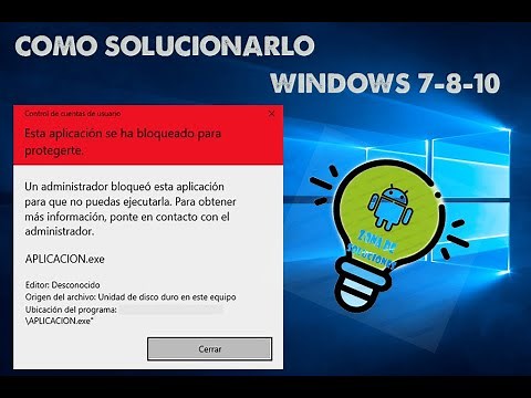 UN ADMINISTRADOR BLOQUEO ESTA APLICACION PARA QUE NO PUEDAS EJECUTARLA (SOLUCION)
