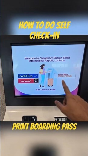How To Print Boarding Pass At Airport | Free Window Seat