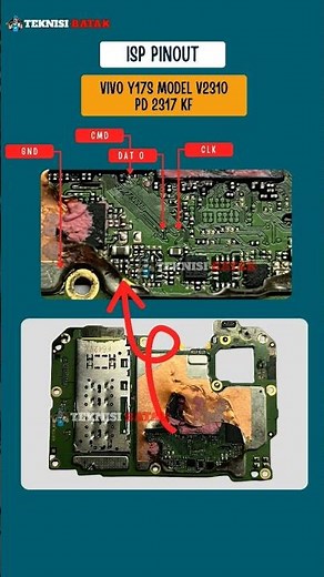 ISP Pin Out Vivo Y17s Model V2310 Pd 2317KF #isp #teknisibatak #vivo