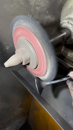Perfect Engine Valve Polishing Process 🔥 Mirror Finish Valve Grinding Satisfying Machine Work