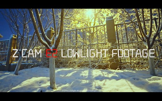 Z Cam E2 暗光环境测试 4K footage