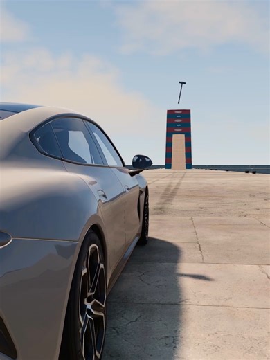 BeamNG car jump over container challenge #beamngdrive #simulation #gaming #beamng