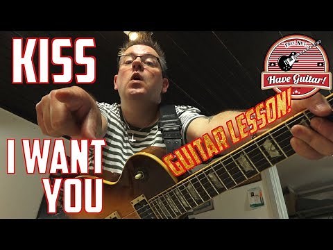 I Want You by KISS (Guitar and Bass lesson)
