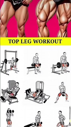 Cartoon Leg Power Workout
