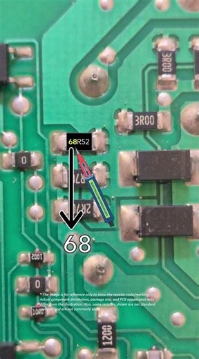 68R52 SMD Resistor Explained Fast! Tiny Part, Big Circuit Power #Shorts #smdresistor #smd