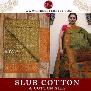 Slub Cotton & Cotton Silk | Latest Saree collections | Shruseternity To Buy Visit : https://www.shruseternity.com/collections/130pm-06-02 Date : 6 - 2 - 2021 Shipping across India is free & we charge International Shipping @Rs.990 for the 1st product & Rs.300 for subsequent products via DHL All orders are eligible for a versatile 7-day return policy. If you’d like to place an order or have any questions, please whatsapp us or call us on 91 7604936565 / Email us at hello@shruseternity.com Visit o