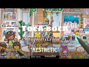 Toca boca aesthetic compilation🤩🎀 [10 minutes]